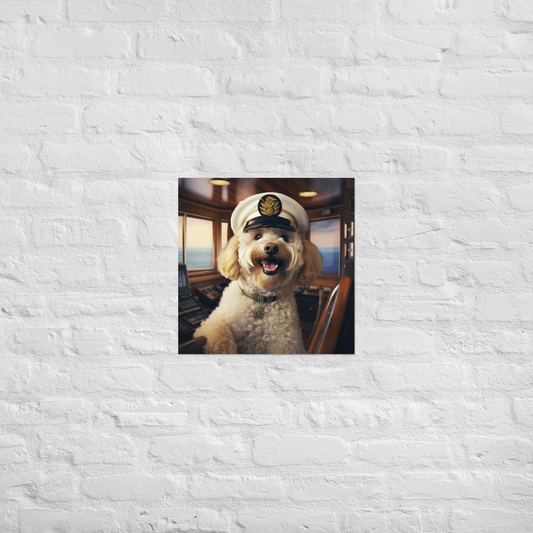 Poodle CruiseShipCaptain Poster