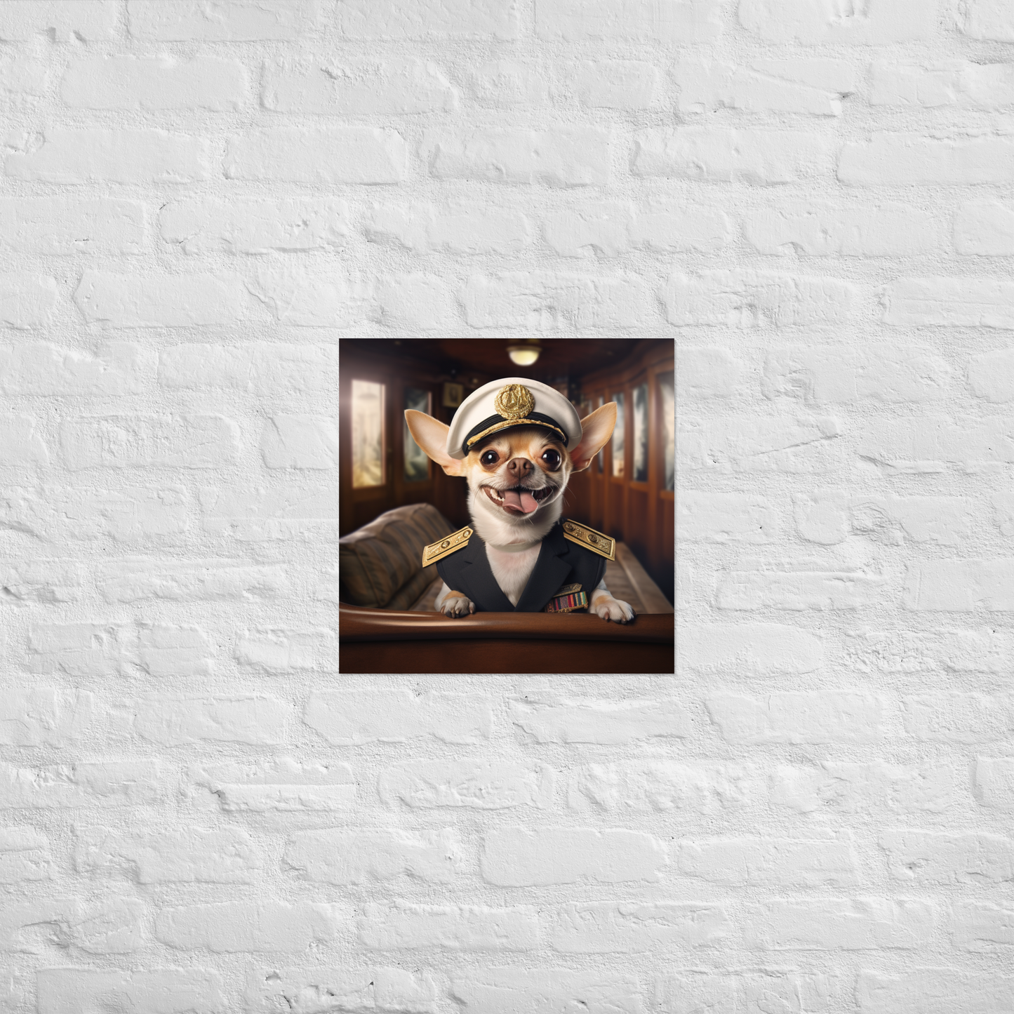 Chihuahua CruiseShipCaptain Poster