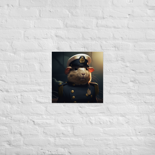 Guinea Pigs NavyOfficer Poster