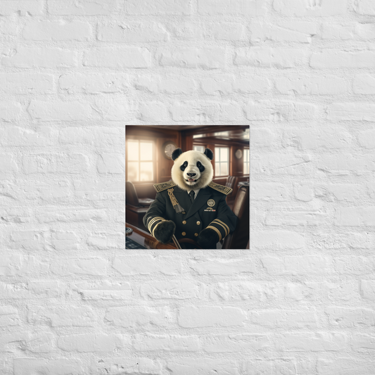 Panda NavyOfficer Poster