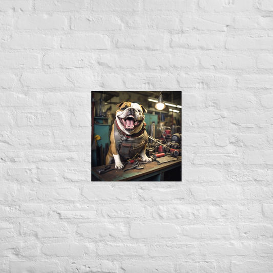 Bulldog AutoMechanic Poster