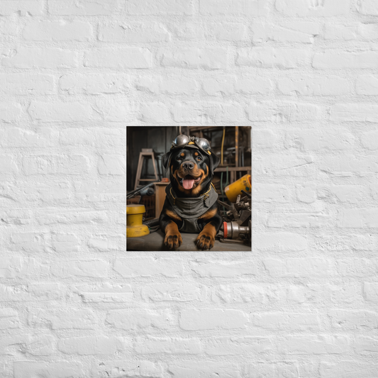 Rottweiler AutoMechanic Poster