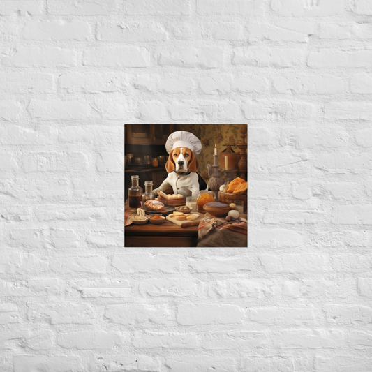 Beagle Chef Poster