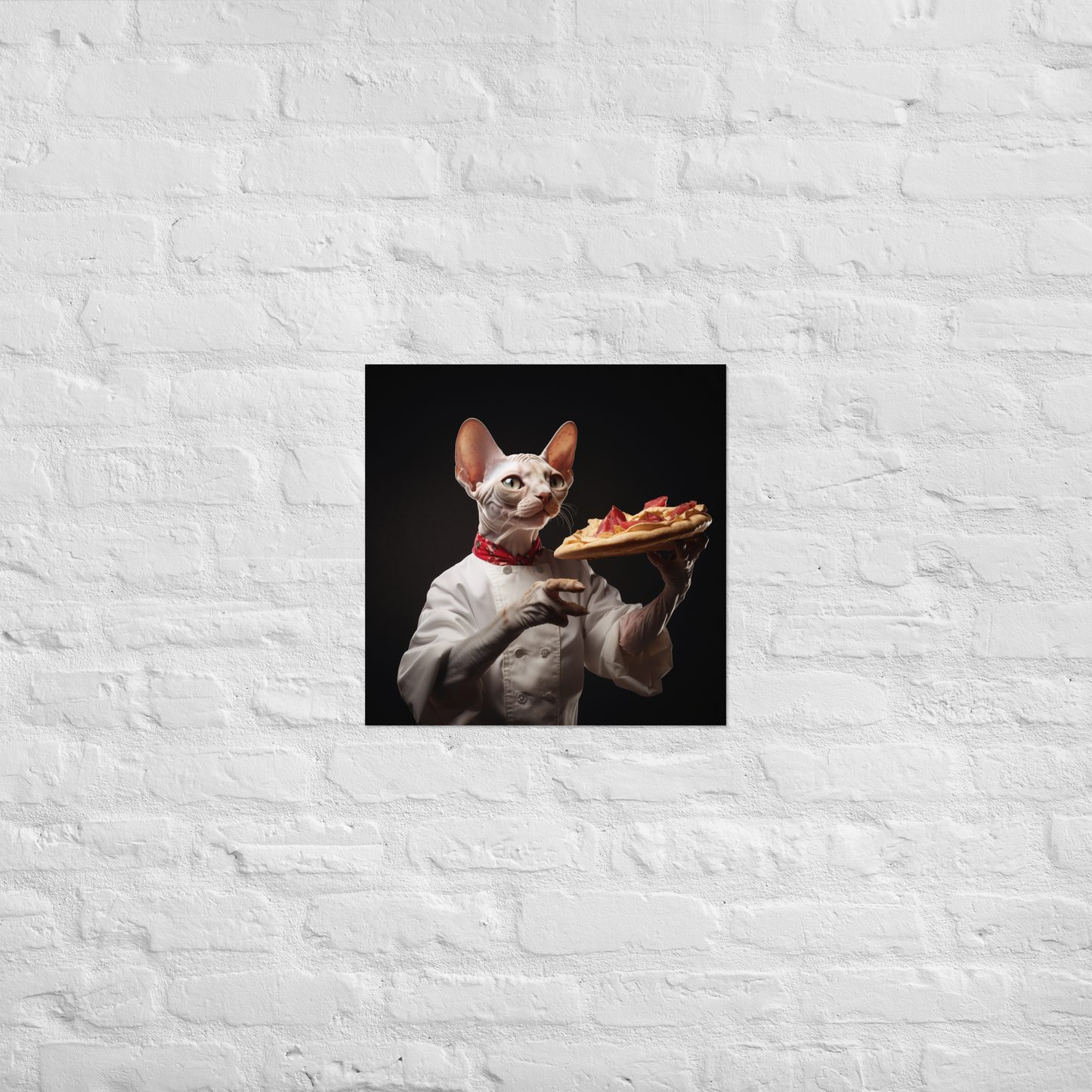 Sphynx Chef Poster