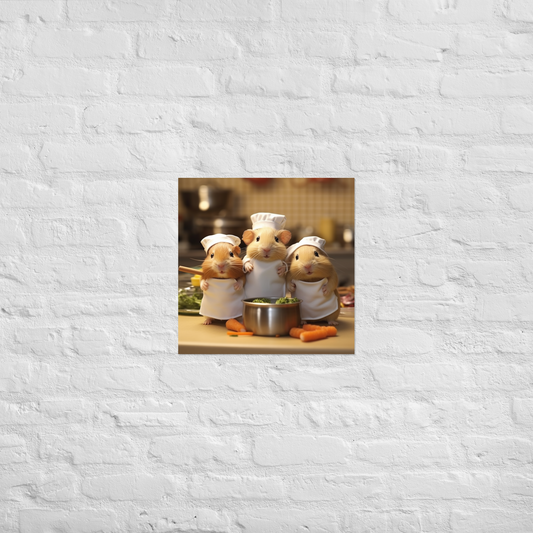 Guinea Pigs Chef Poster