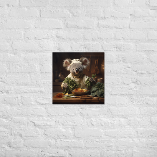 Koala Chef Poster