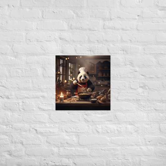 Panda Chef Poster