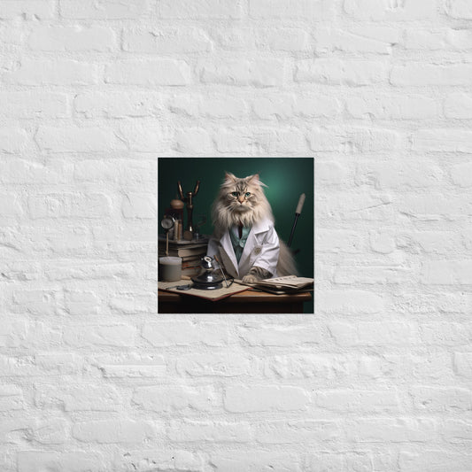 Maine Coon Doctor Poster