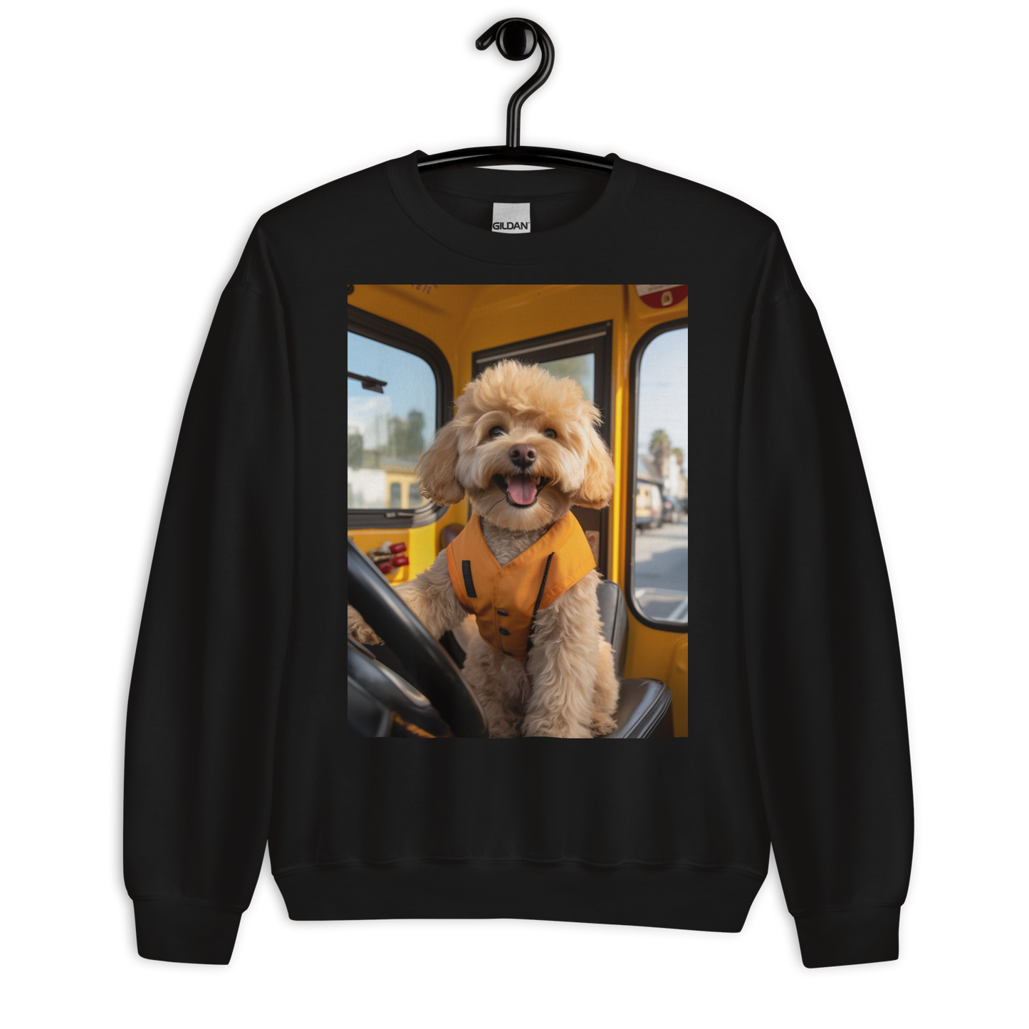 Poodle Bus Driver Sweatshirt