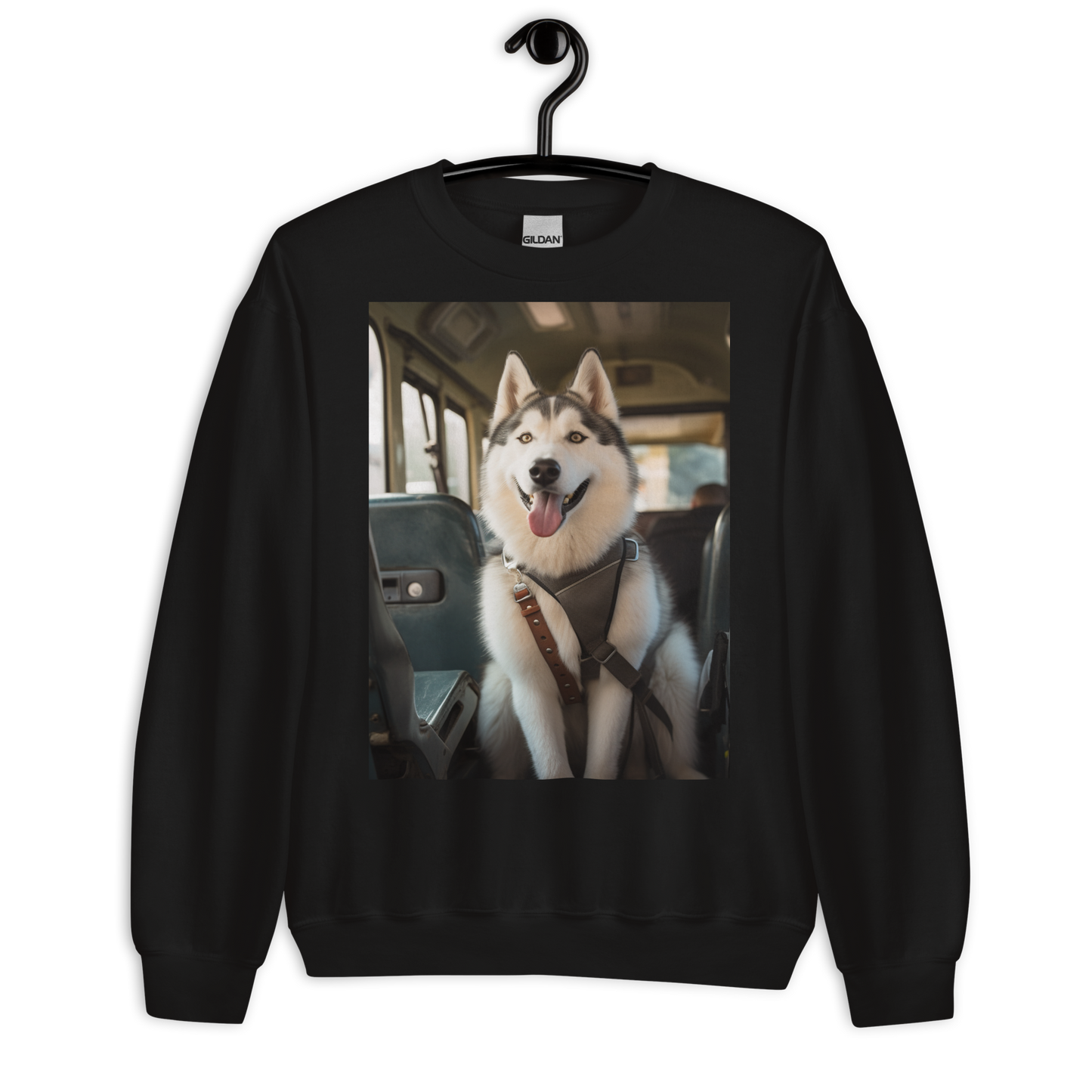 Siberian Husky Bus Driver Sweatshirt