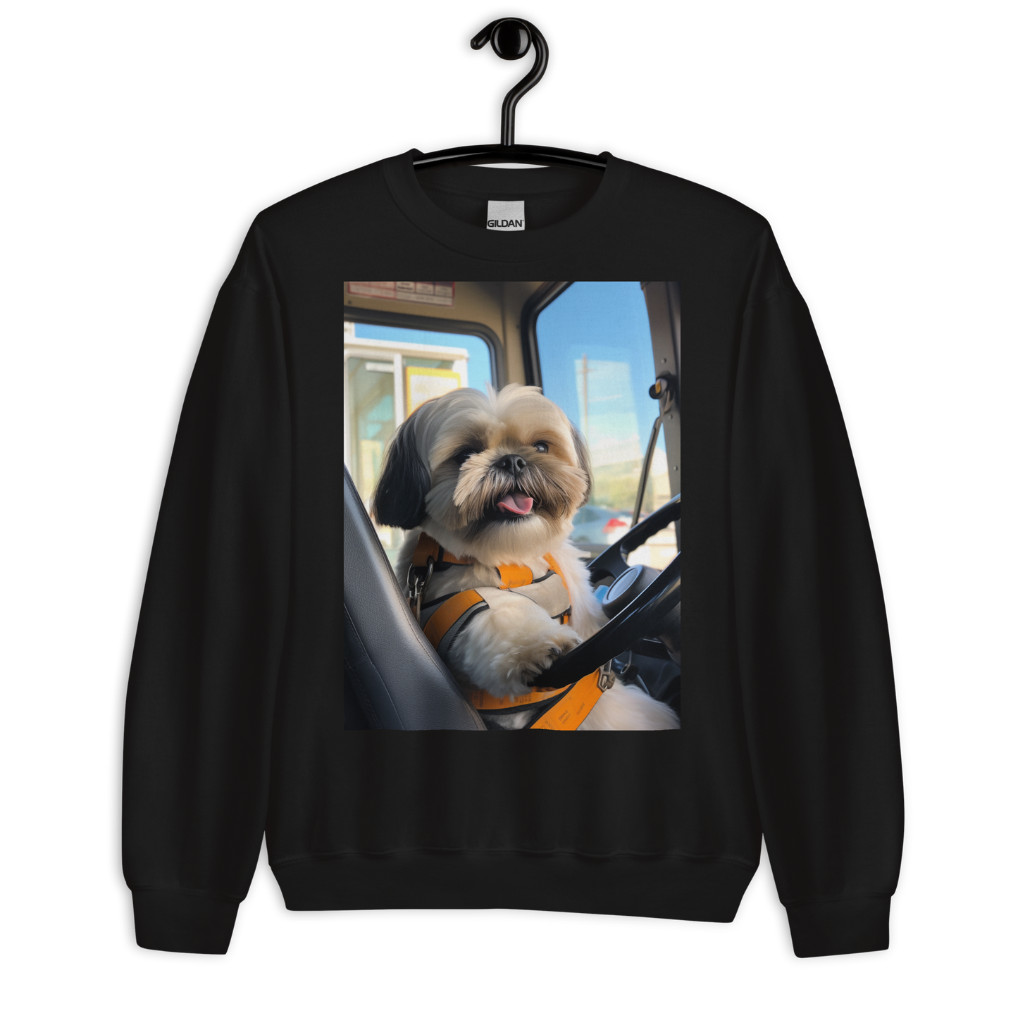 Shih Tzu Bus Driver Sweatshirt