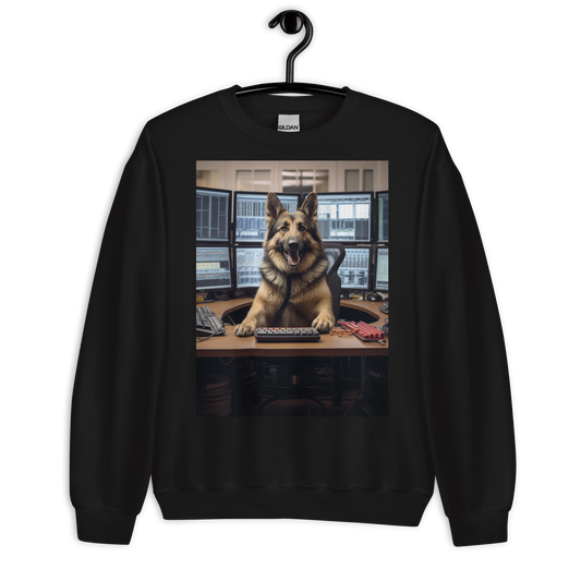 German Shepherd Stock Trader Sweatshirt