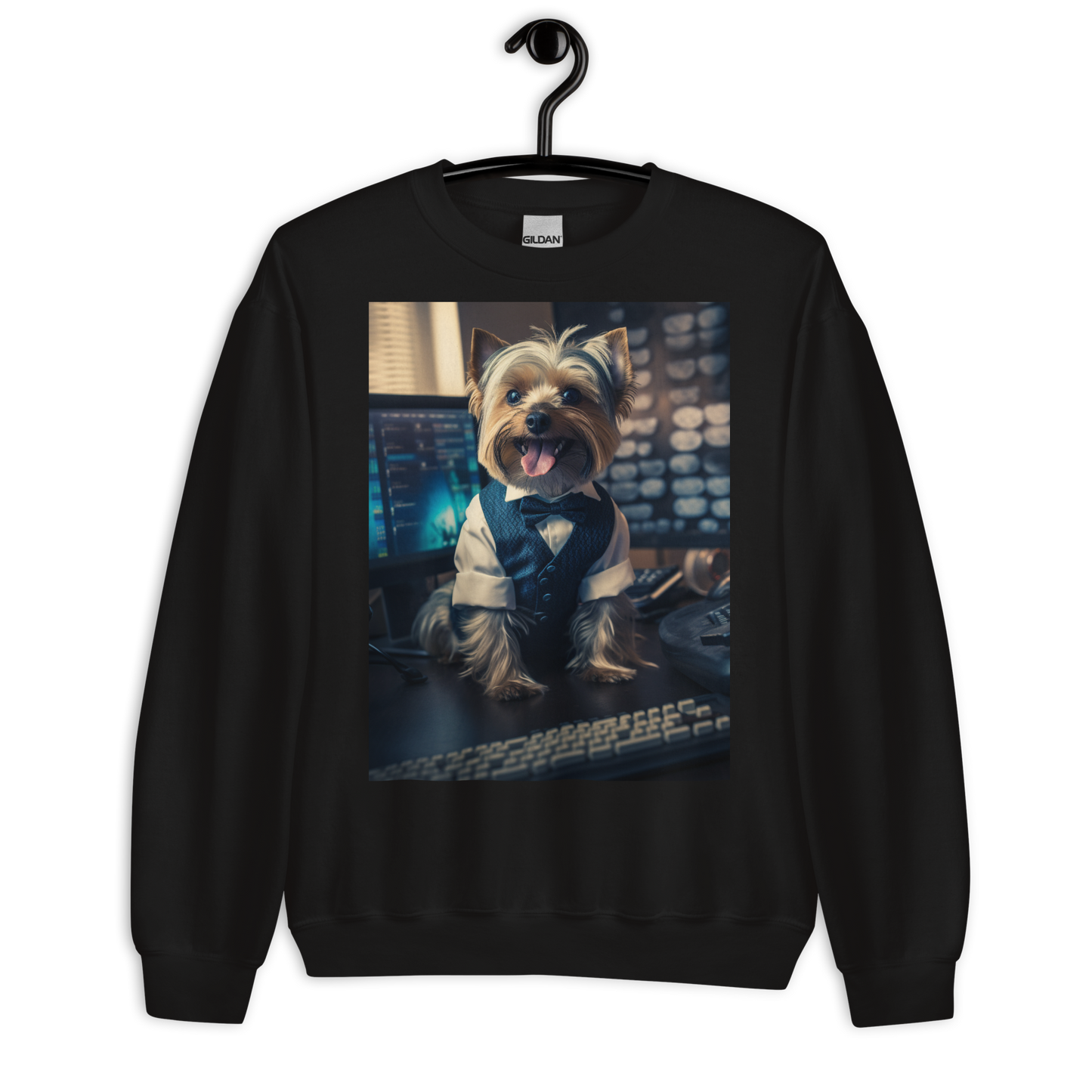 Yorkshire Terrier Stock Trader Sweatshirt