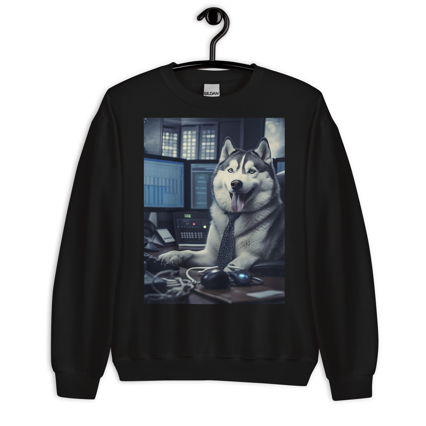 Siberian Husky Stock Trader Sweatshirt