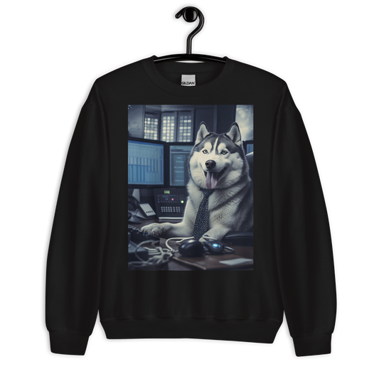 Siberian Husky Stock Trader Sweatshirt