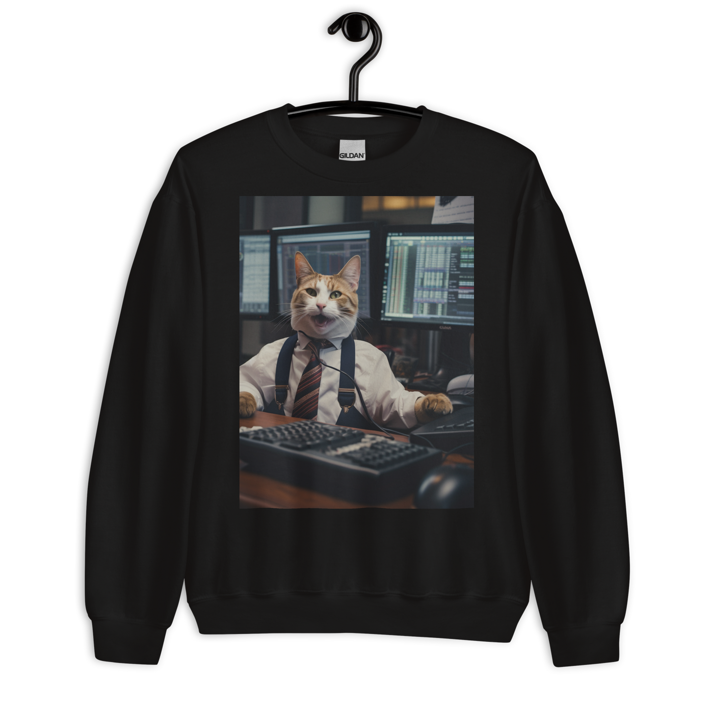 Domestic Shorthair Stock Trader Sweatshirt