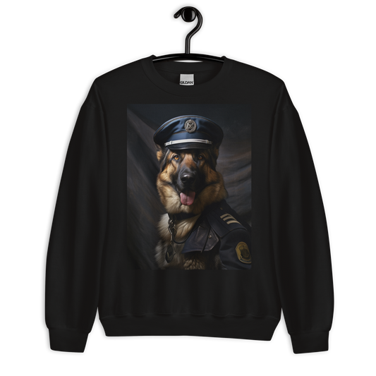 German Shepherd Air Force Officer Sweatshirt