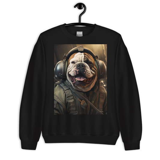 Bulldog Air Force Officer Sweatshirt