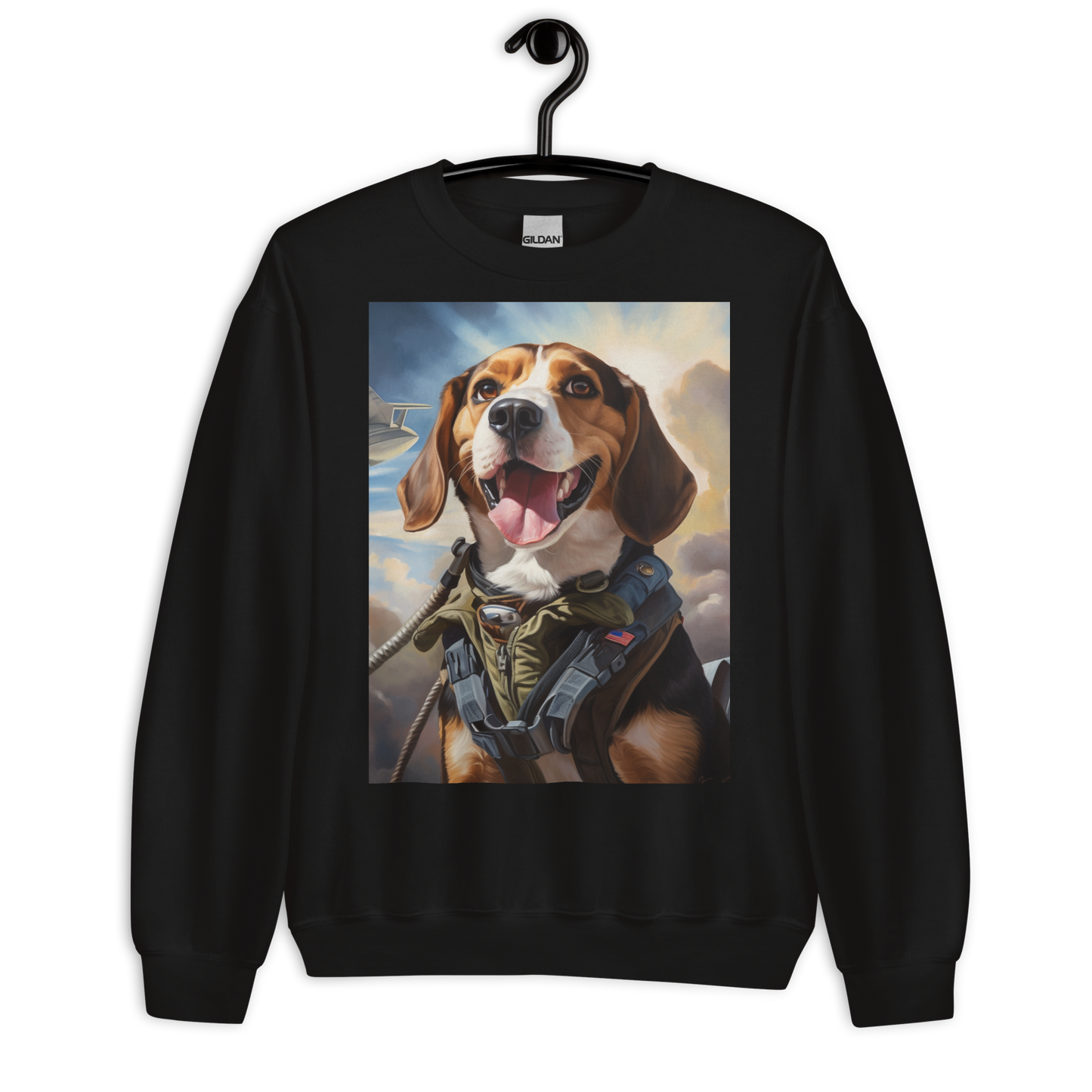 Beagle Air Force Officer Sweatshirt