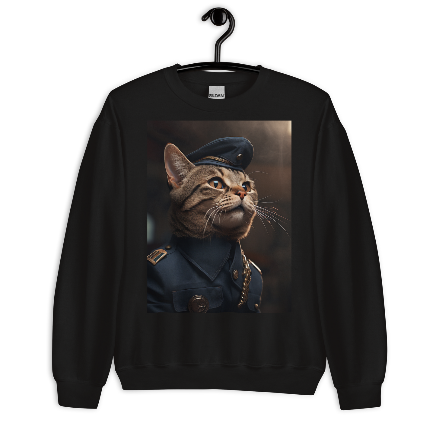 Domestic Shorthair Air Force Officer Sweatshirt