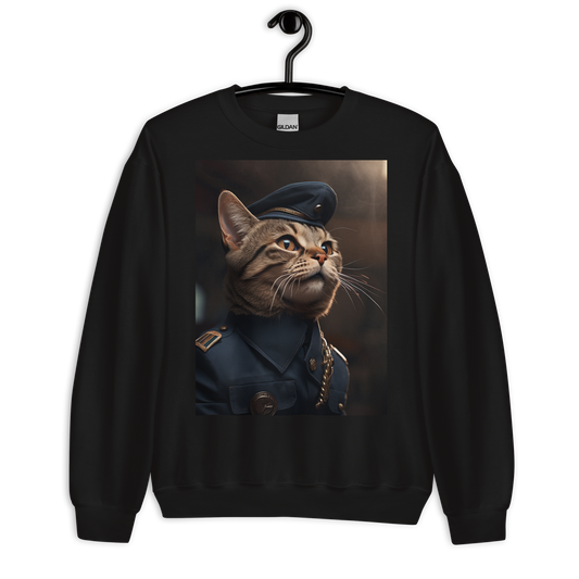 Domestic Shorthair Air Force Officer Sweatshirt