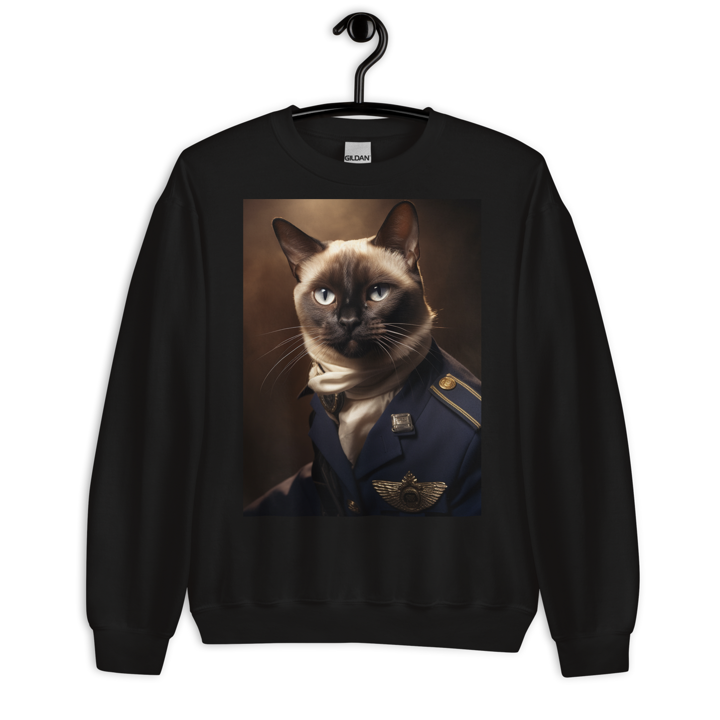 Siamese Air Force Officer Sweatshirt