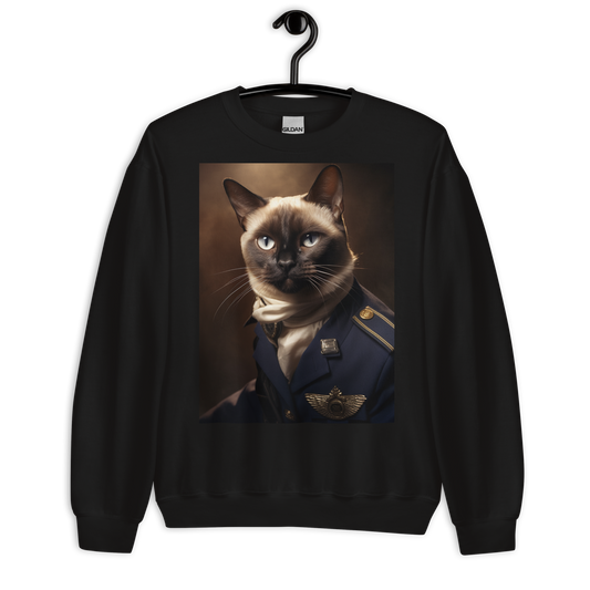 Siamese Air Force Officer Sweatshirt