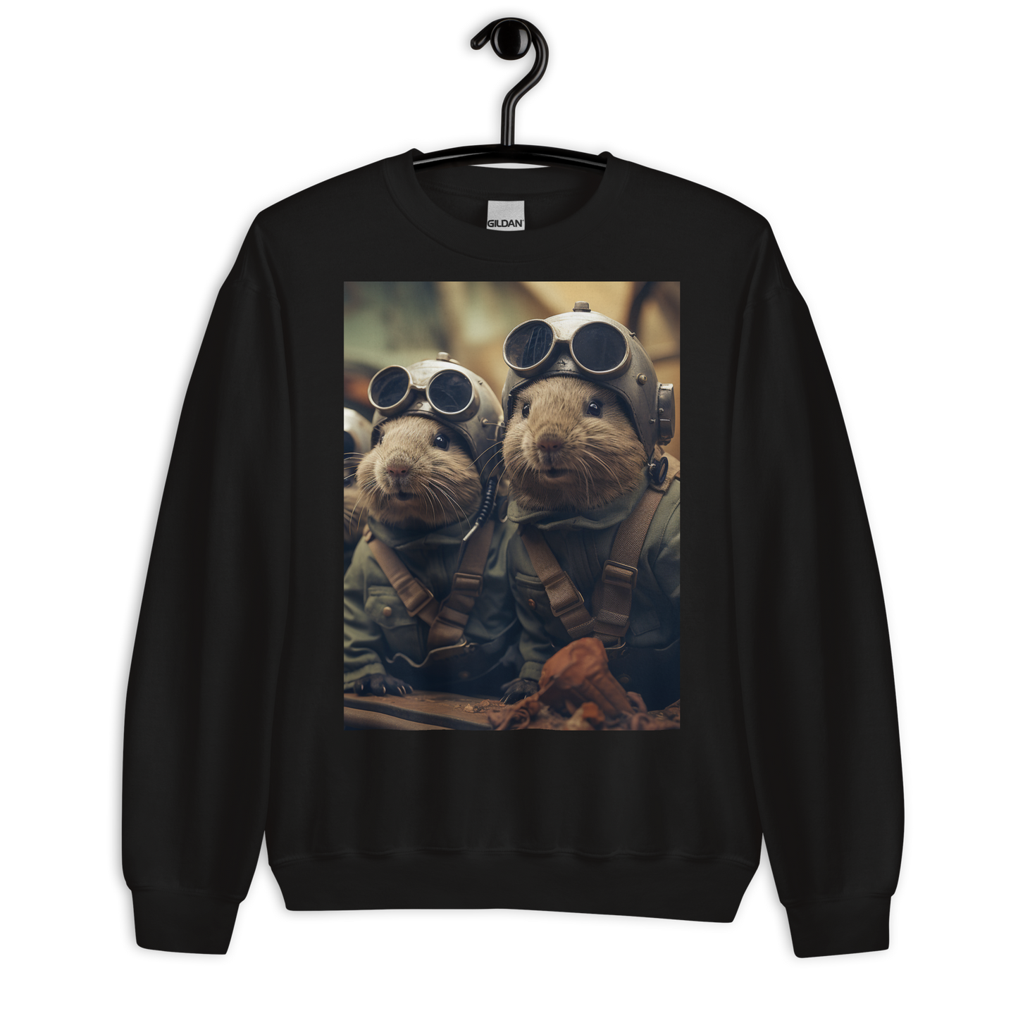 Guinea Pigs Air Force Officer Sweatshirt