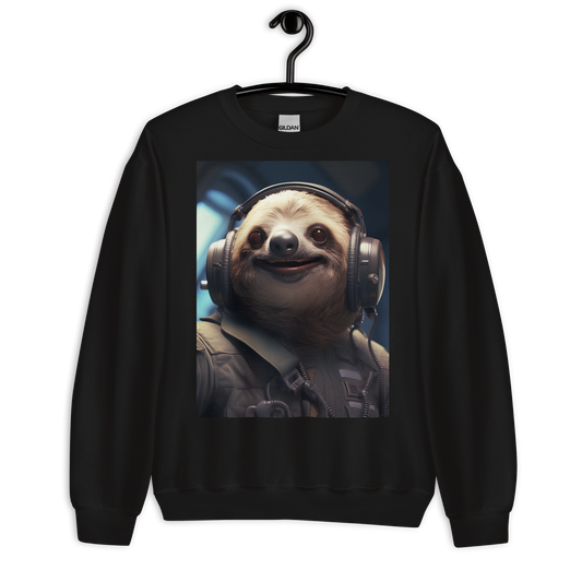 Sloth Air Force Officer Sweatshirt