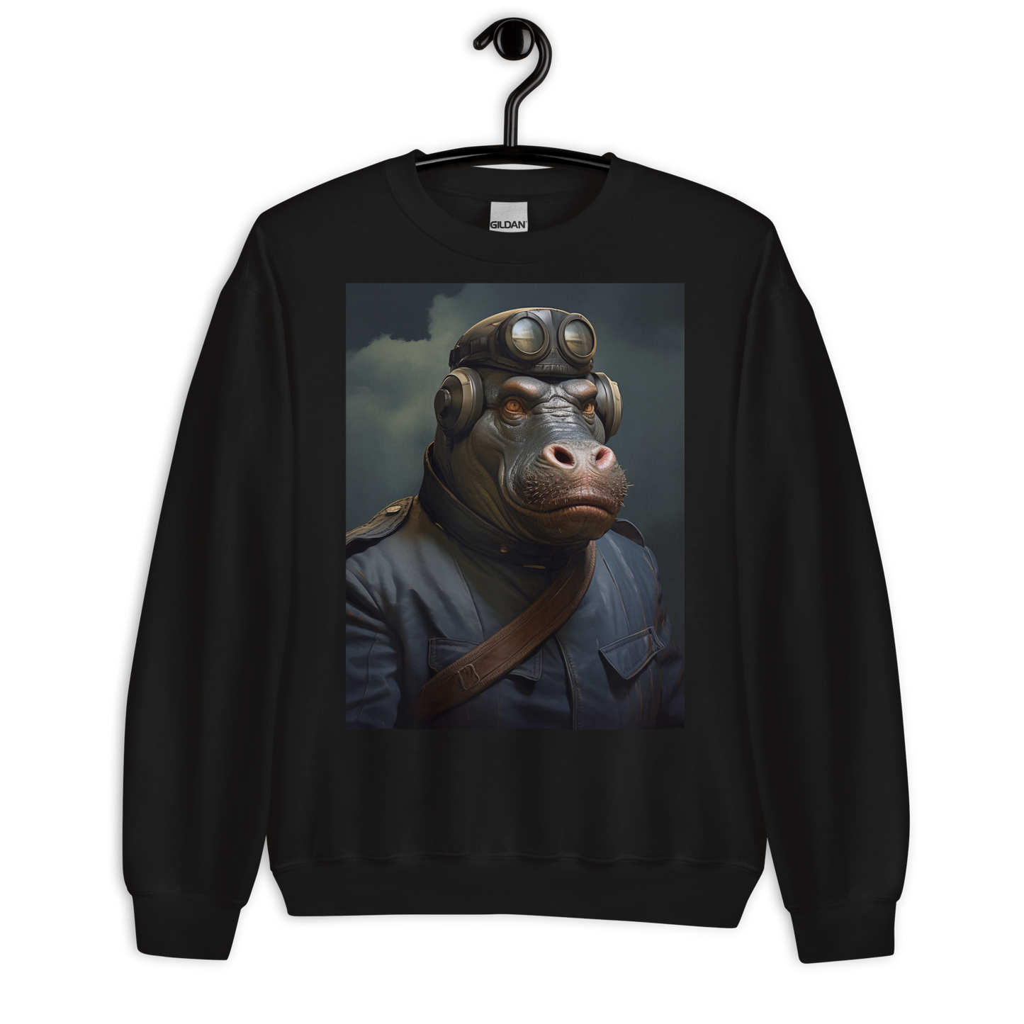 Hippo Air Force Officer Sweatshirt