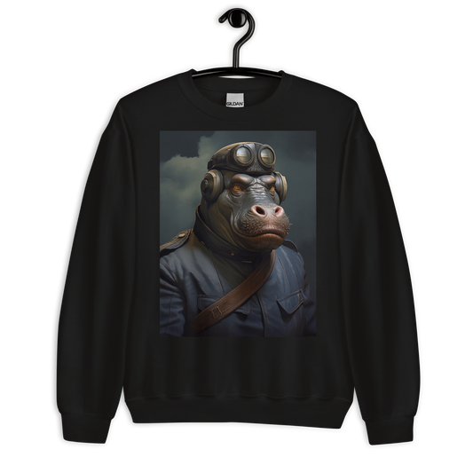 Hippo Air Force Officer Sweatshirt