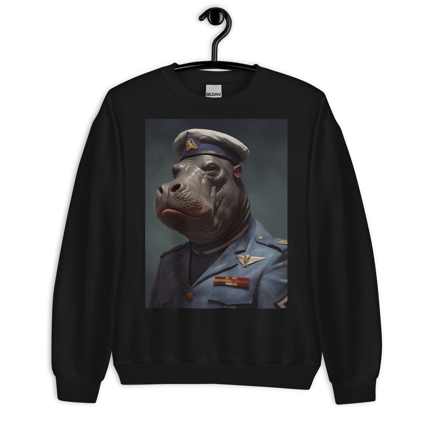 Hippo Air Force Officer Sweatshirt