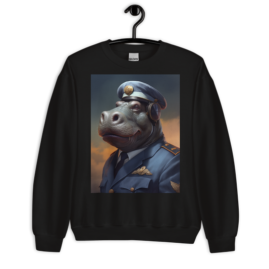Hippo Air Force Officer Sweatshirt