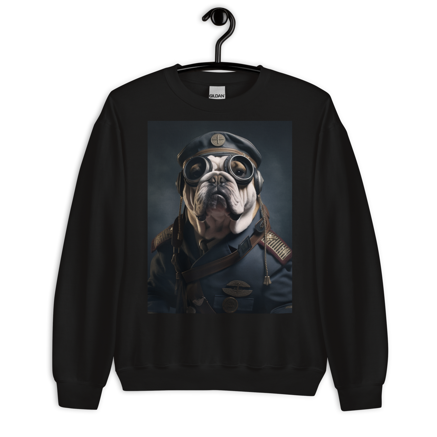 Golden Retriever Airline Pilot Sweatshirt