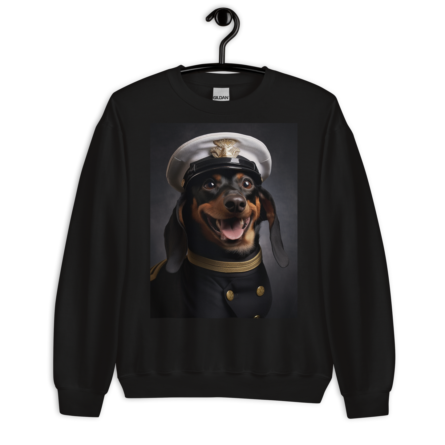 Dachshund Airline Pilot Sweatshirt