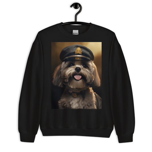 Shih Tzu Airline Pilot Sweatshirt