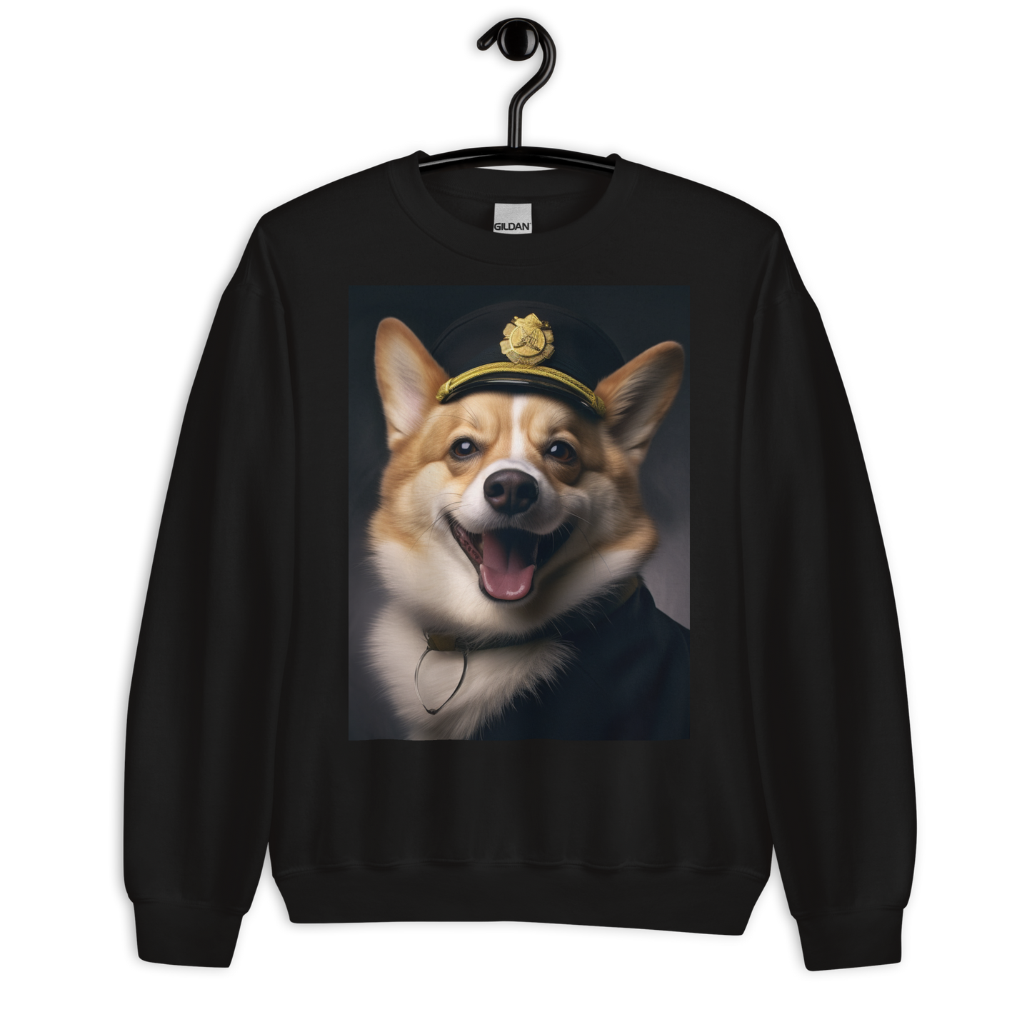 Pembroke Welsh Corgi Airline Pilot Sweatshirt