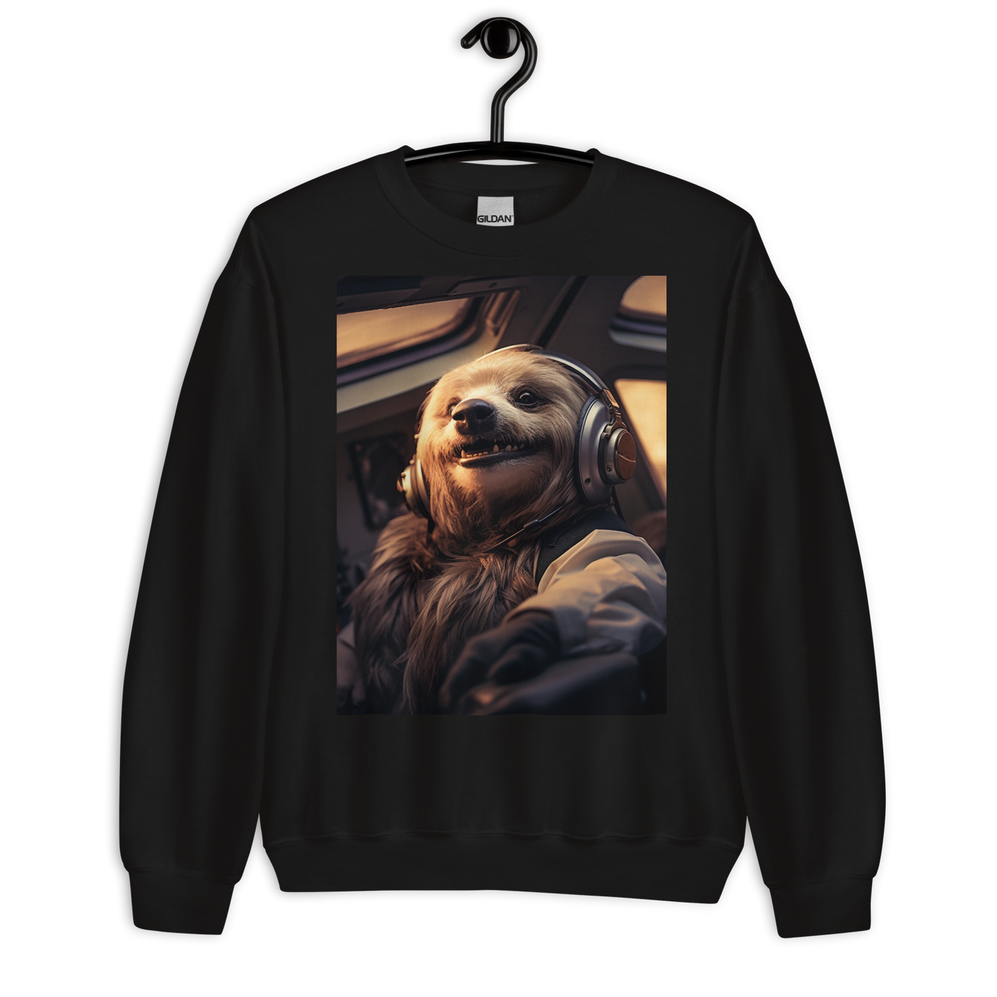 Sloth Airline Pilot Sweatshirt