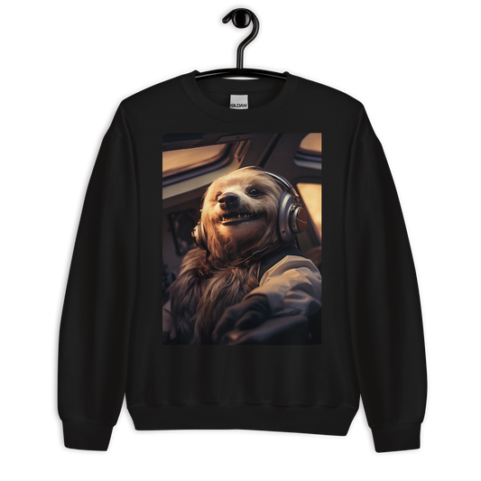 Sloth Airline Pilot Sweatshirt