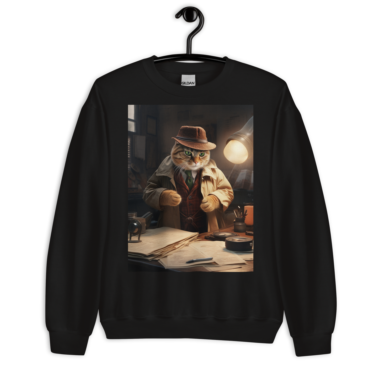 Domestic Shorthair Detective Sweatshirt