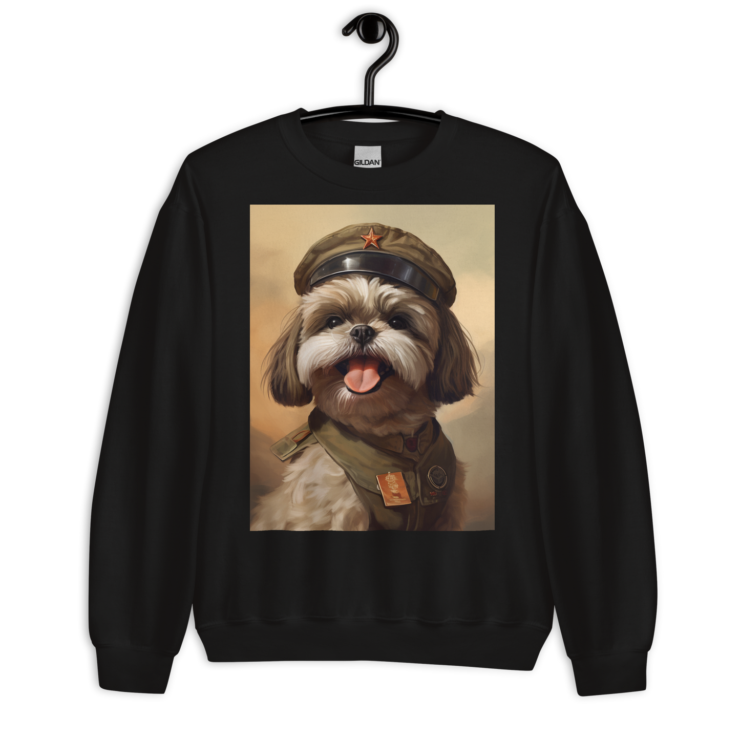 Shih Tzu Military Person Sweatshirt