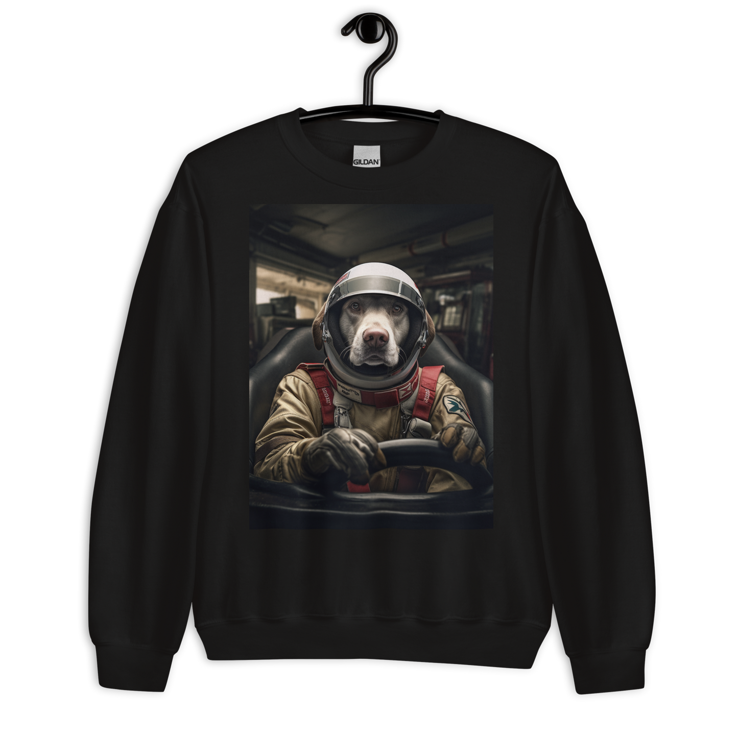 Labrador Retriever F1 Car Driver Sweatshirt