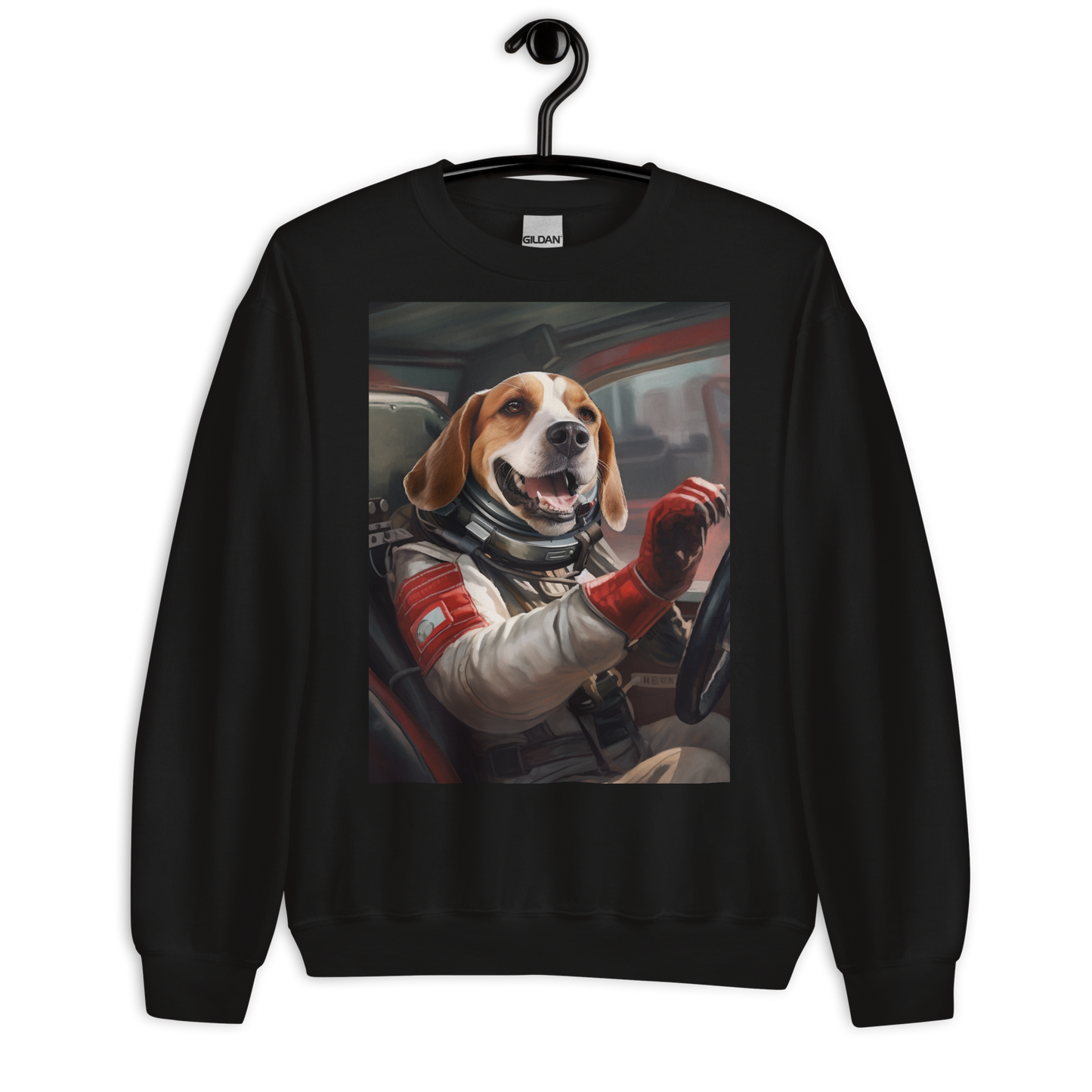 Beagle F1 Car Driver Sweatshirt