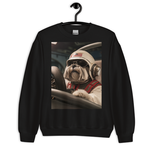 Shih Tzu F1 Car Driver Sweatshirt