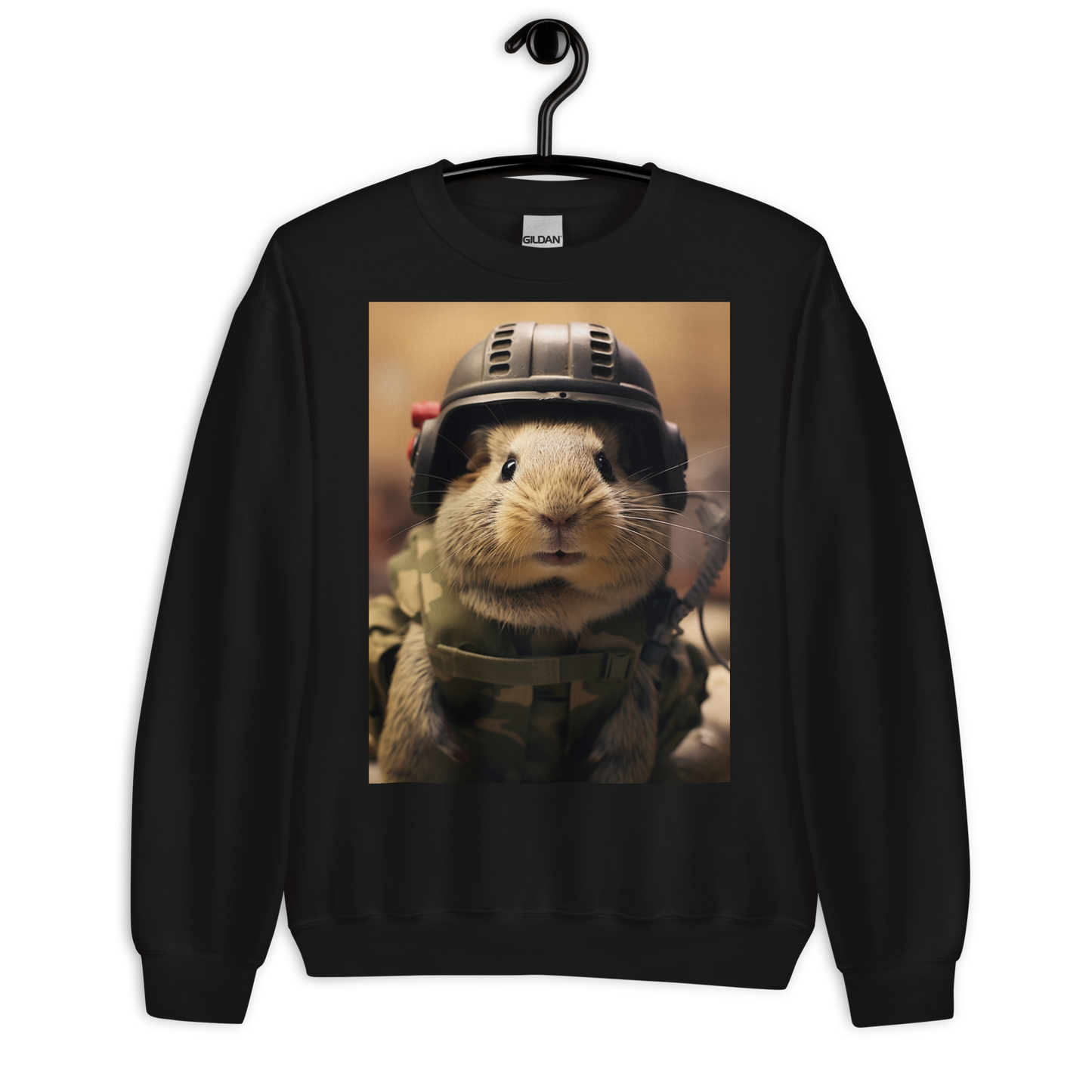 Guinea Pigs Military Person Sweatshirt