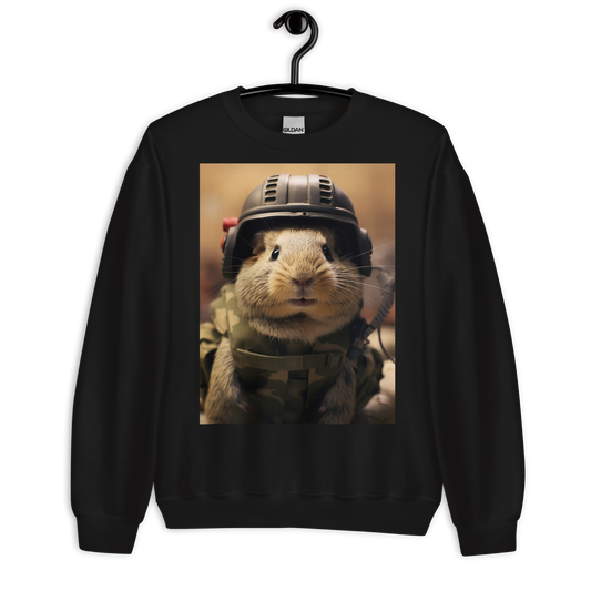 Guinea Pigs Military Person Sweatshirt