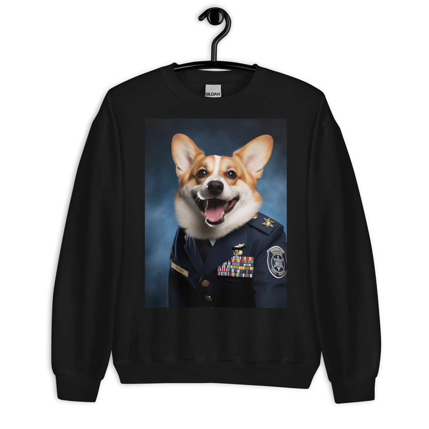 Pembroke Welsh Corgi Police Officer Sweatshirt