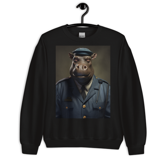 Hippo Police Officer Sweatshirt