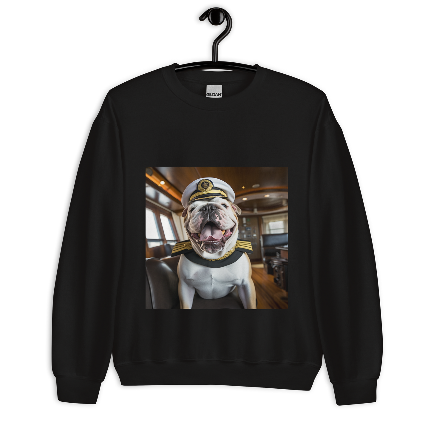 Bulldog CruiseShipCaptain Unisex Sweatshirt