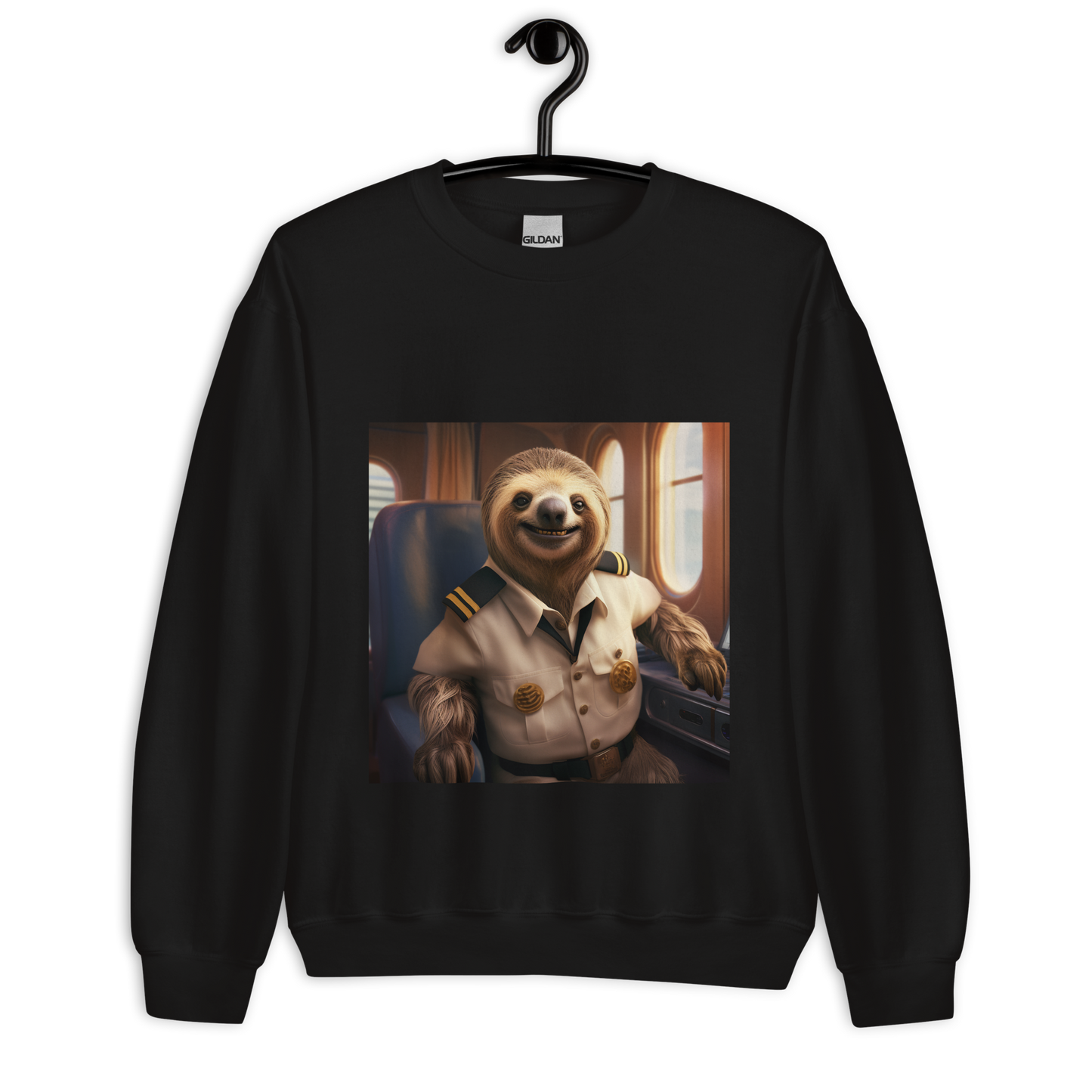 Sloth CruiseShipCaptain Unisex Sweatshirt